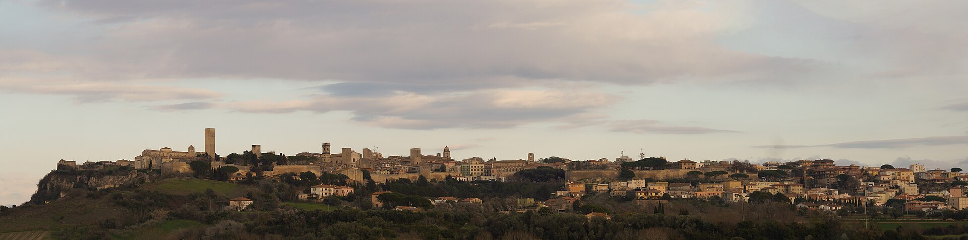 Panorama di Tarquinia